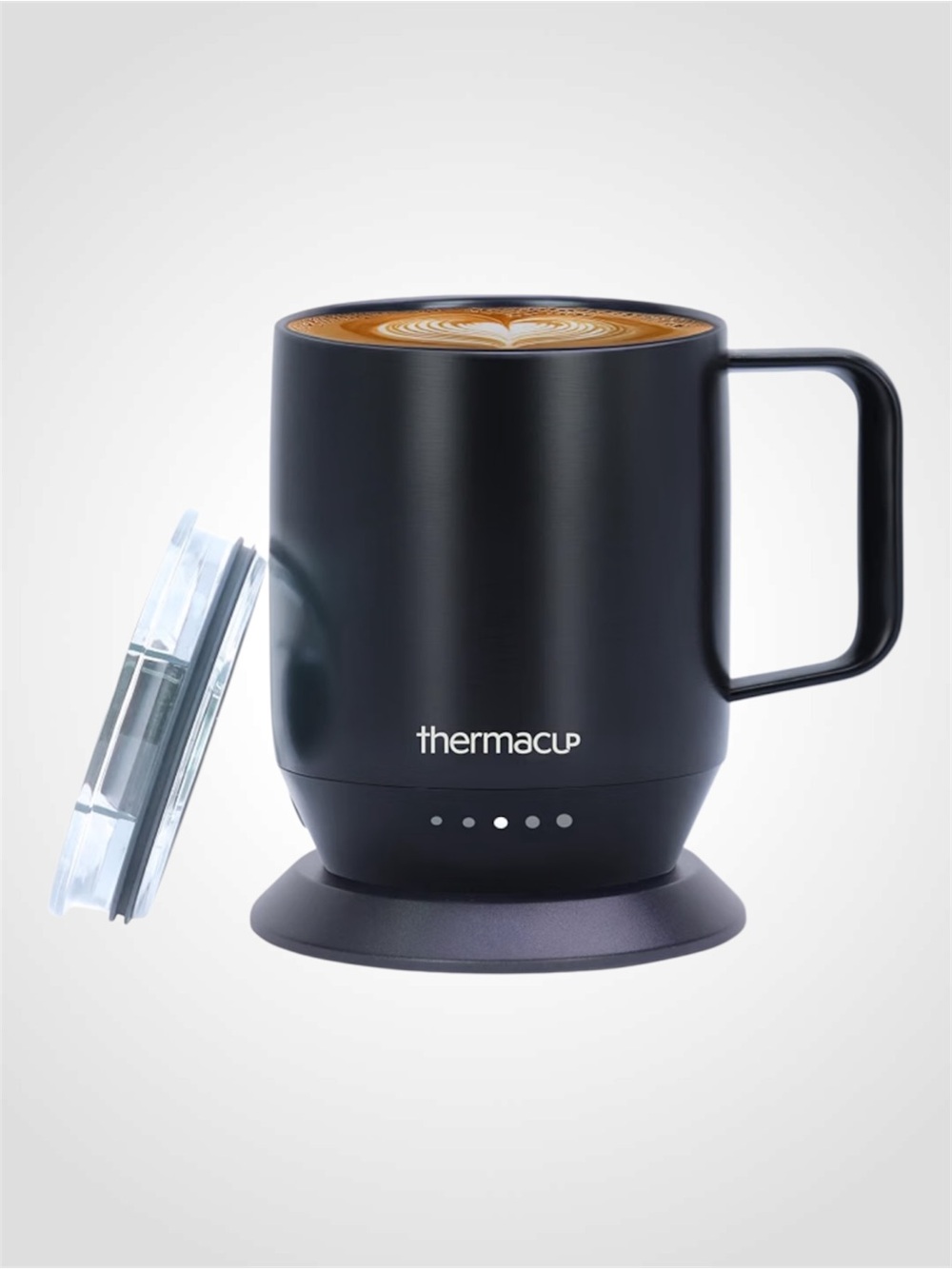 Thermacup Premium Self Heating Coffee Mug in Midnight Black - Picture 2 of 6